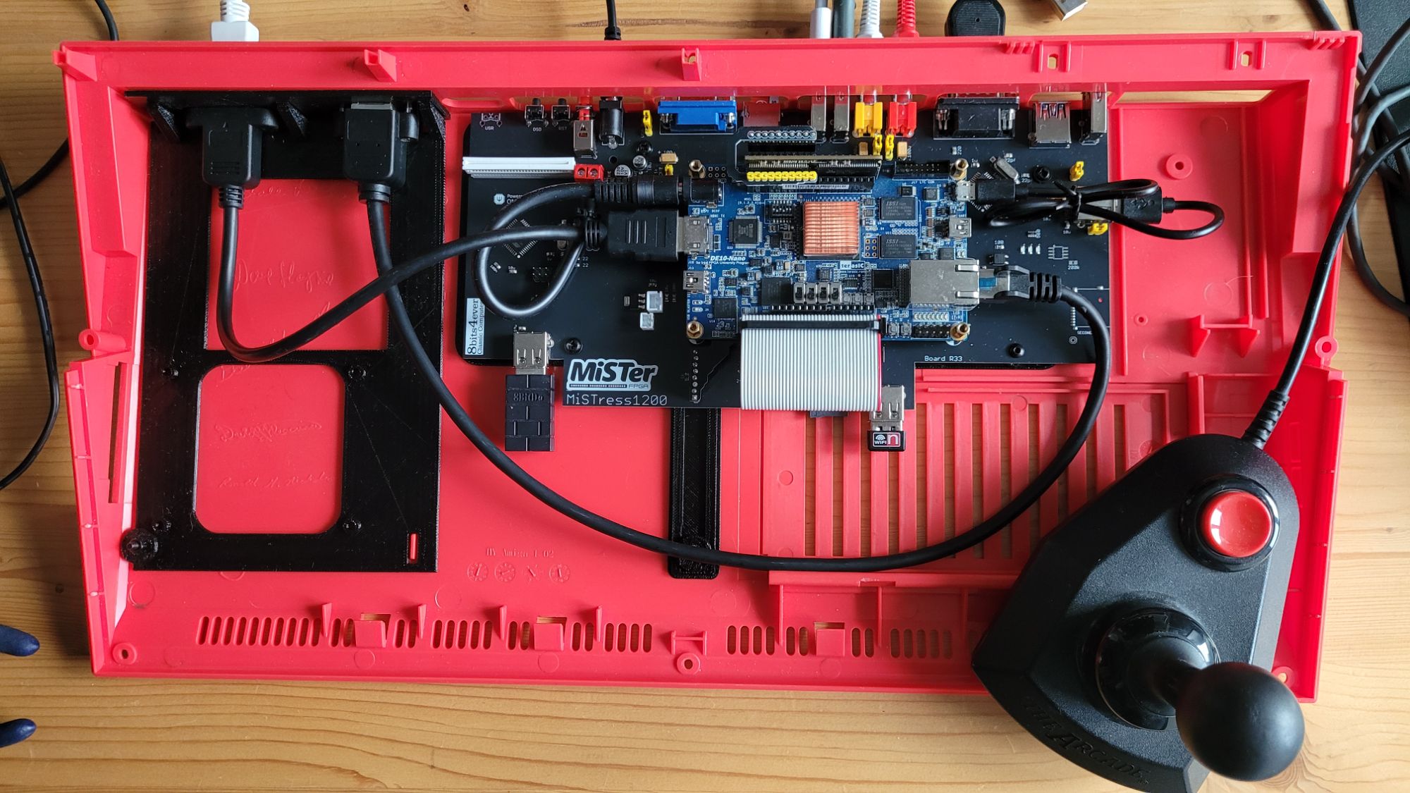 Moved my MiSTer from Mini-ITX to Amiga 1200